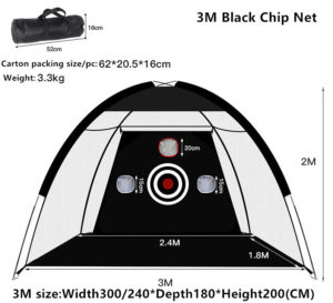 Portable Golf Chipping Indoor Outdoor Net Golf Hitting Nets WTb002c